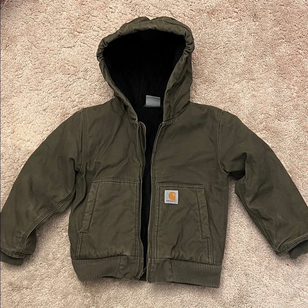 Carhartt Dark Green Hooded Jacket